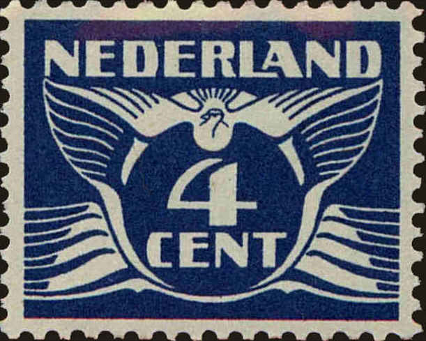 Front view of Netherlands 171 collectors stamp