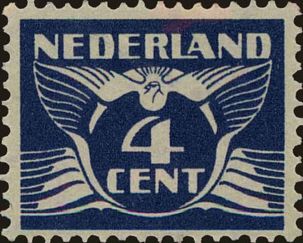 Front view of Netherlands 171 collectors stamp