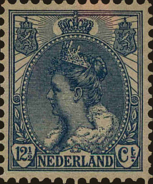 Front view of Netherlands 68 collectors stamp