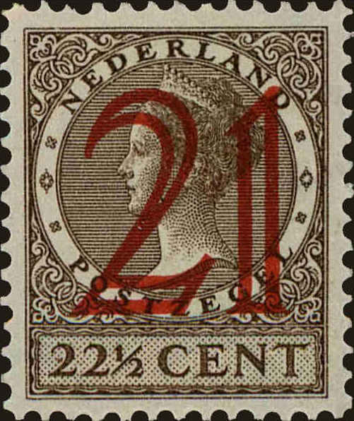 Front view of Netherlands 194 collectors stamp