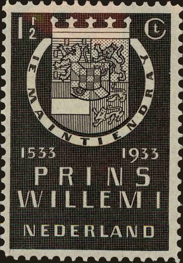 Front view of Netherlands 196 collectors stamp