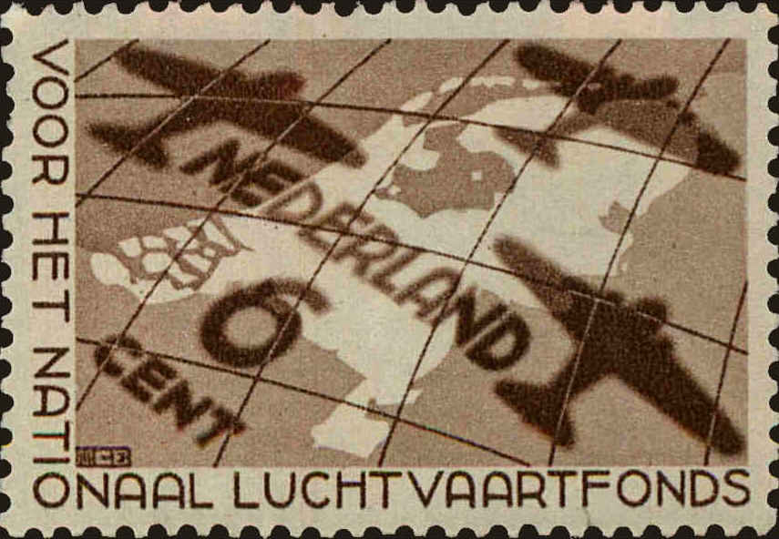 Front view of Netherlands B81 collectors stamp