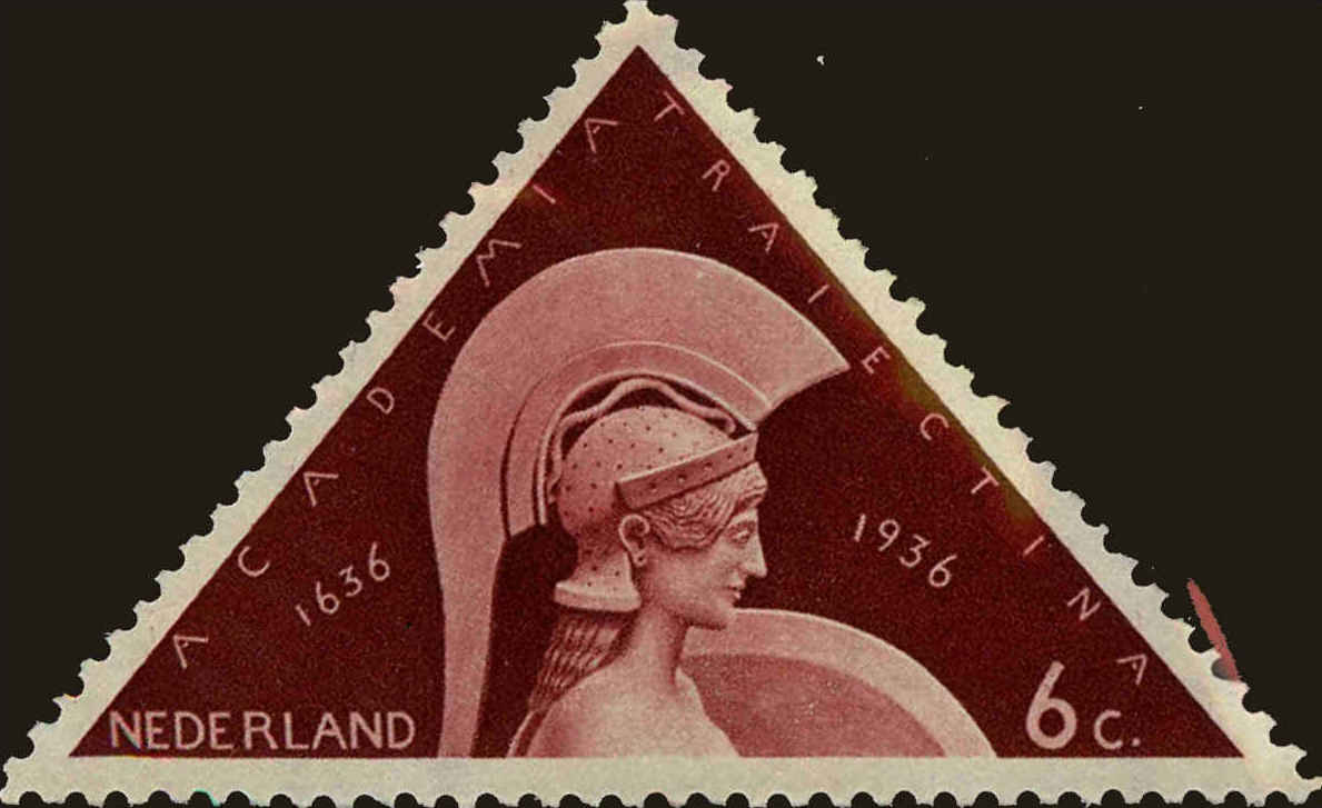 Front view of Netherlands 204 collectors stamp