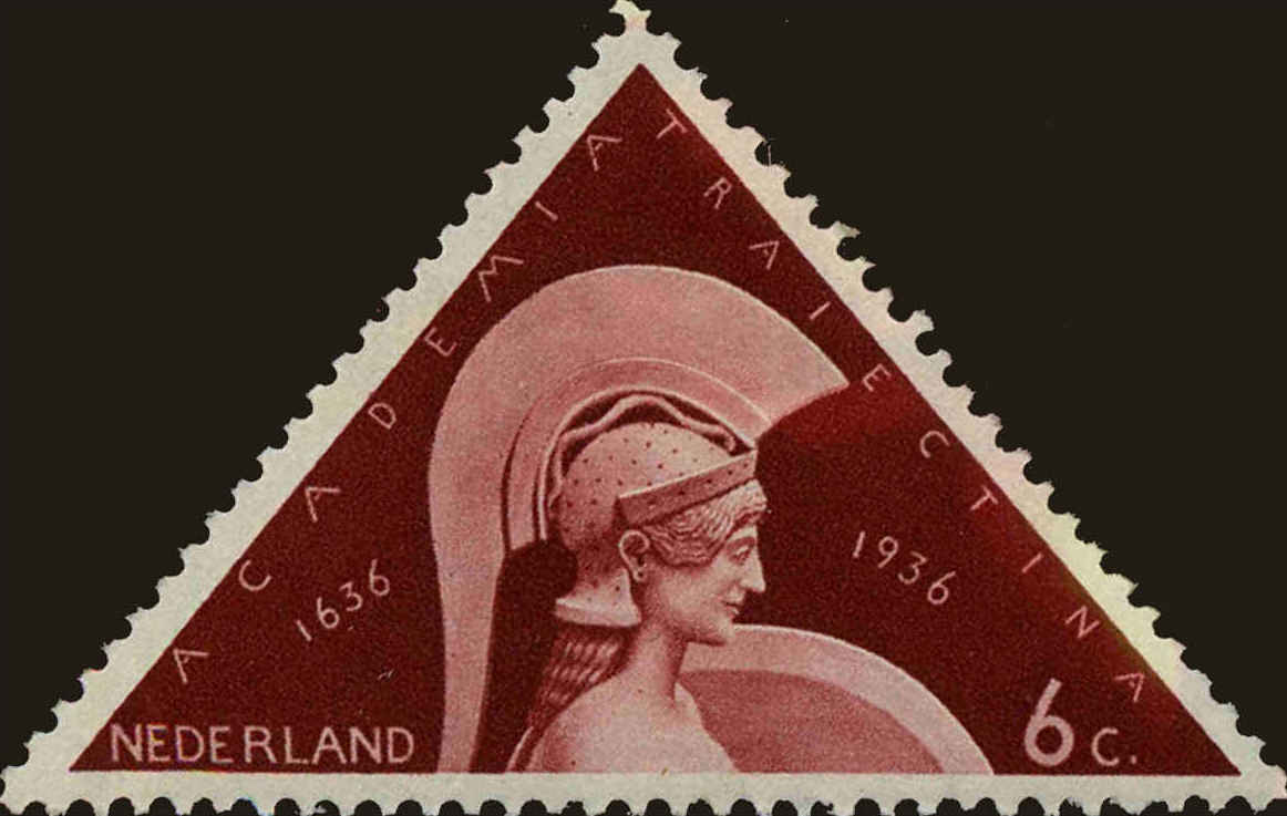 Front view of Netherlands 204 collectors stamp