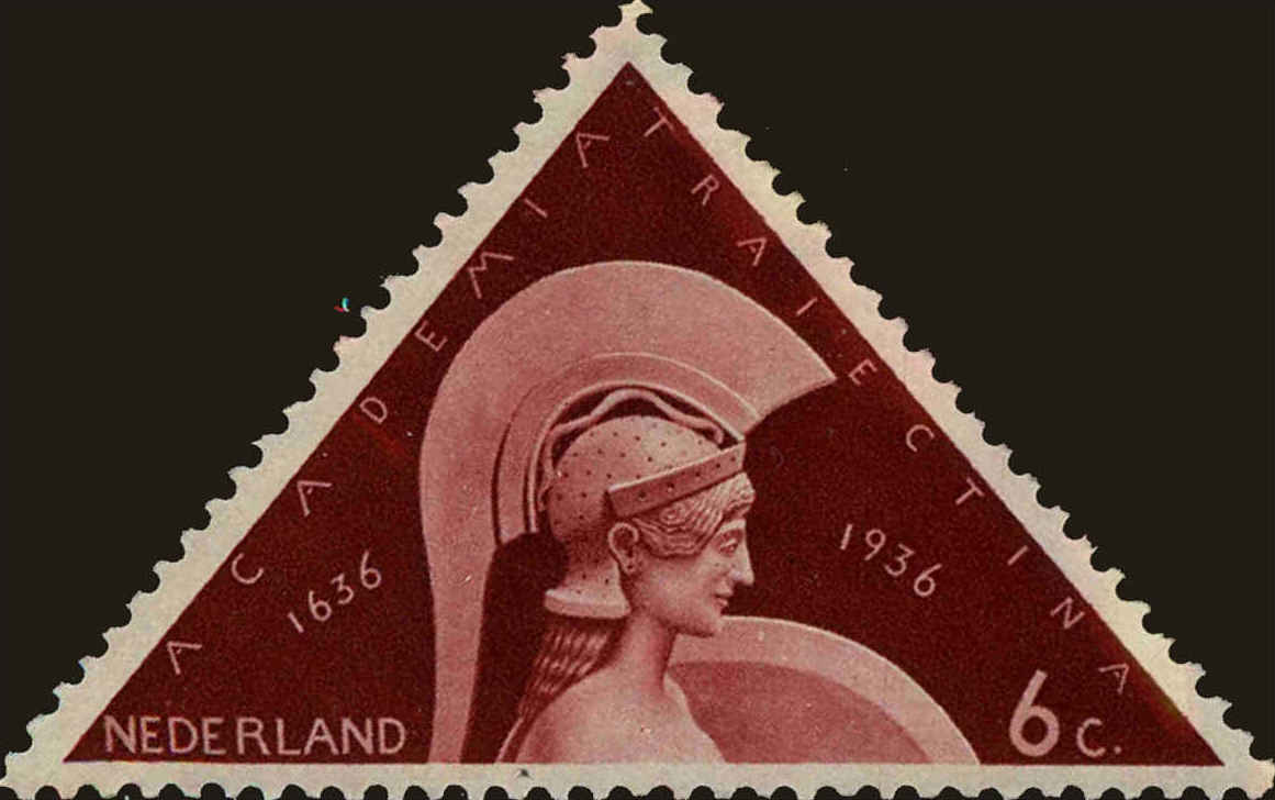 Front view of Netherlands 204 collectors stamp