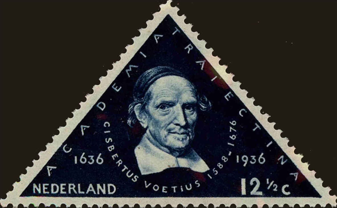 Front view of Netherlands 205 collectors stamp