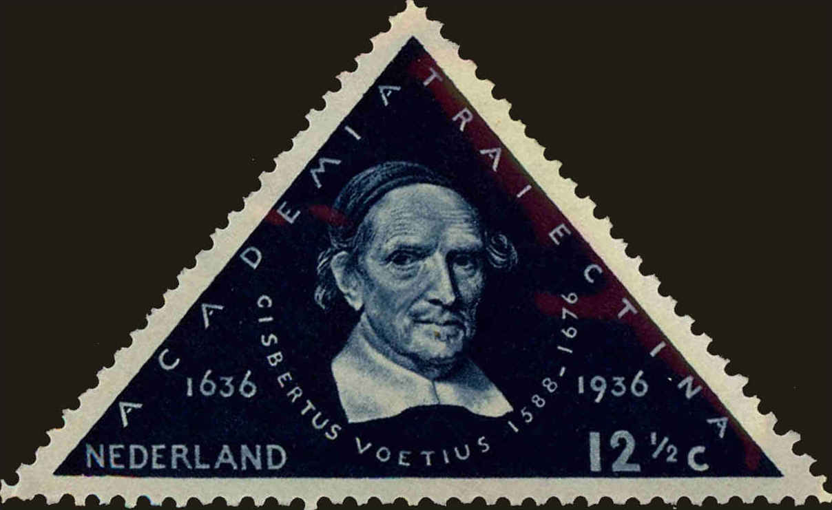 Front view of Netherlands 205 collectors stamp