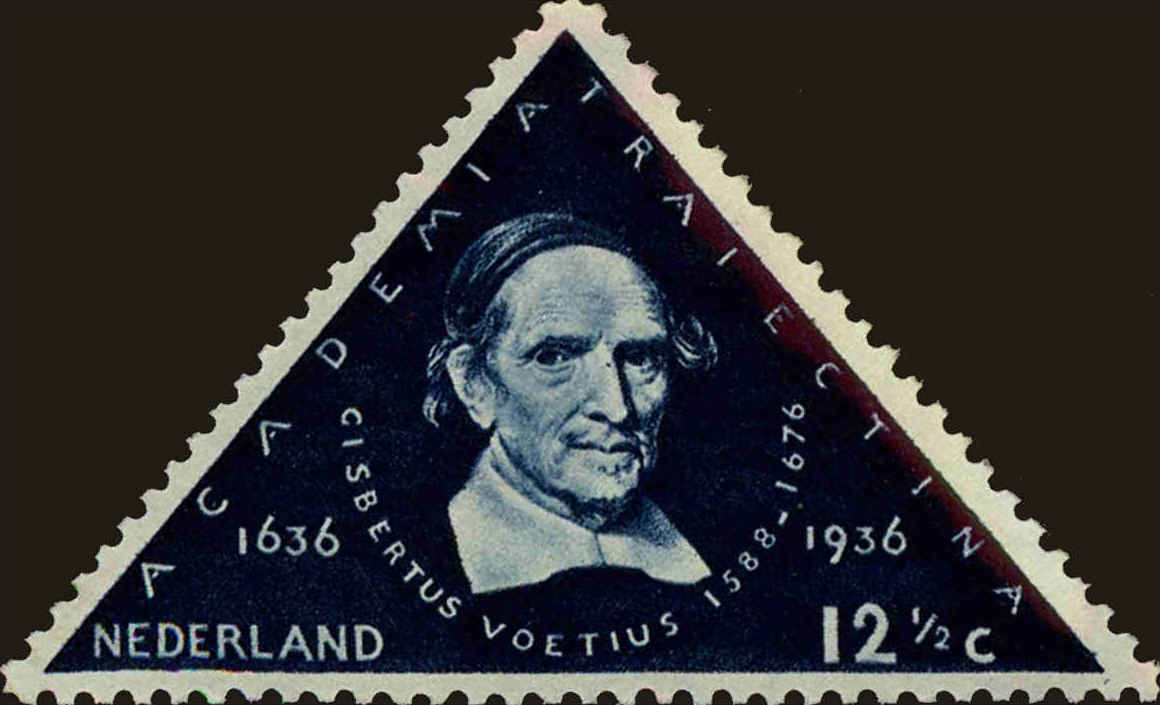 Front view of Netherlands 205 collectors stamp