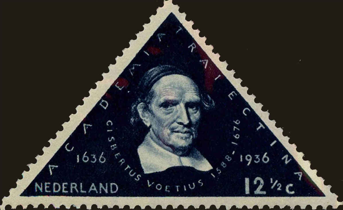 Front view of Netherlands 205 collectors stamp