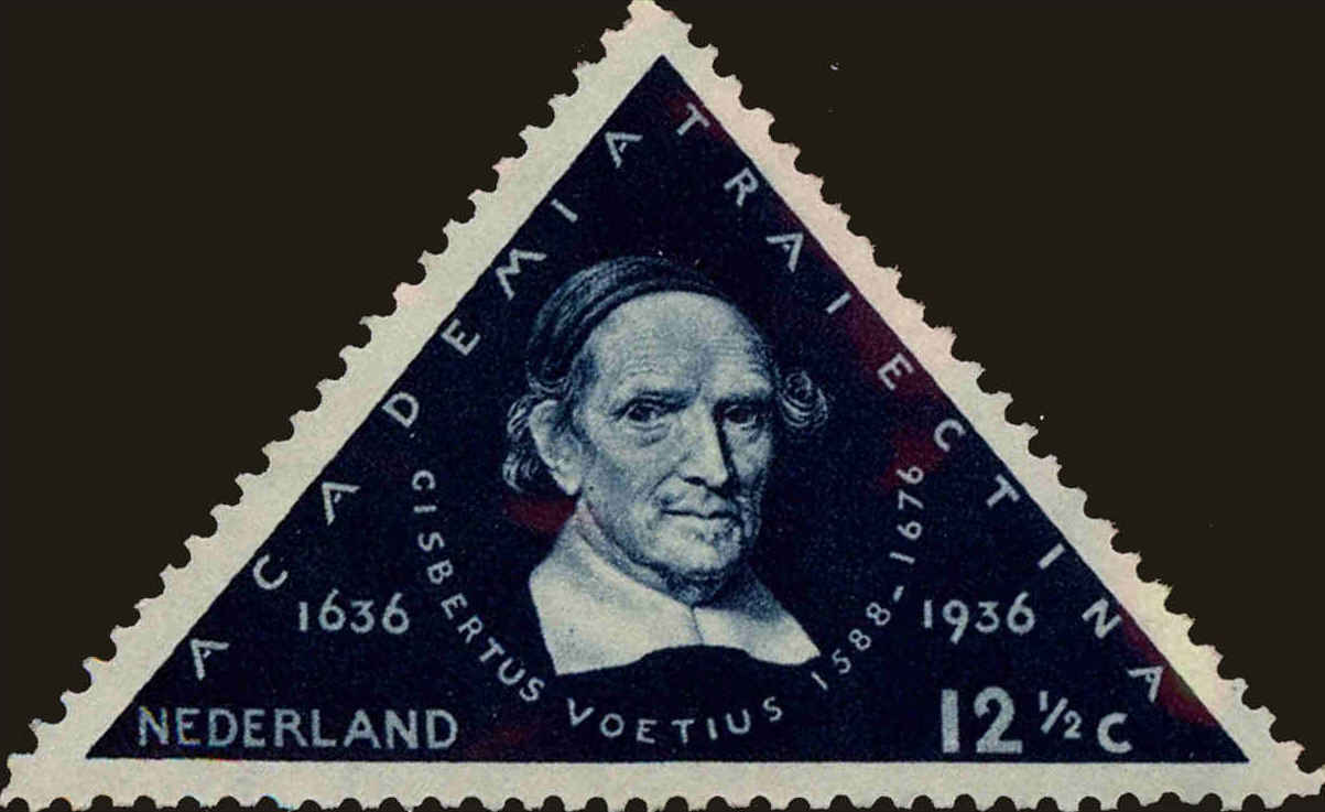 Front view of Netherlands 205 collectors stamp