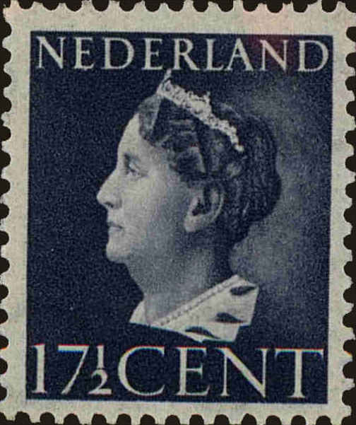 Front view of Netherlands 220B collectors stamp