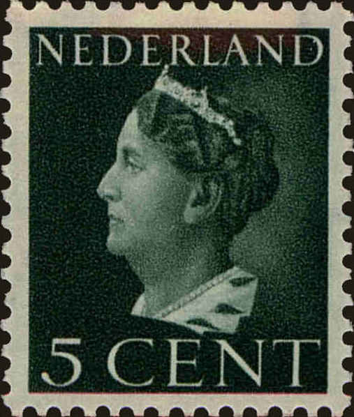 Front view of Netherlands 216 collectors stamp