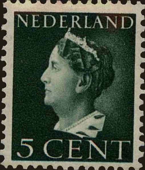 Front view of Netherlands 216 collectors stamp