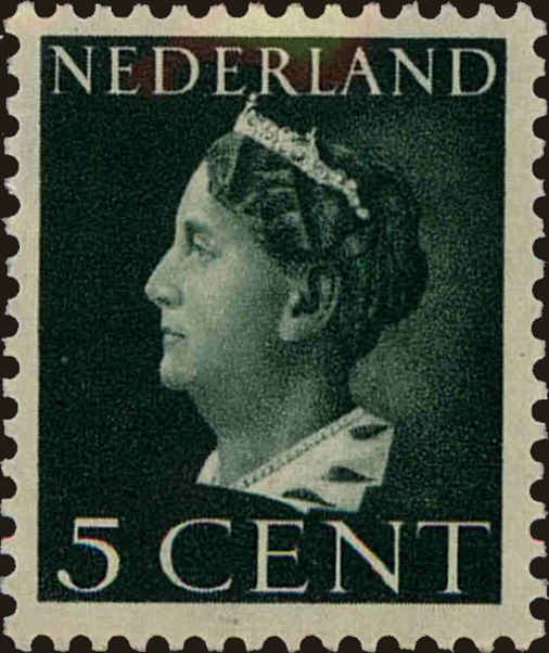 Front view of Netherlands 216 collectors stamp