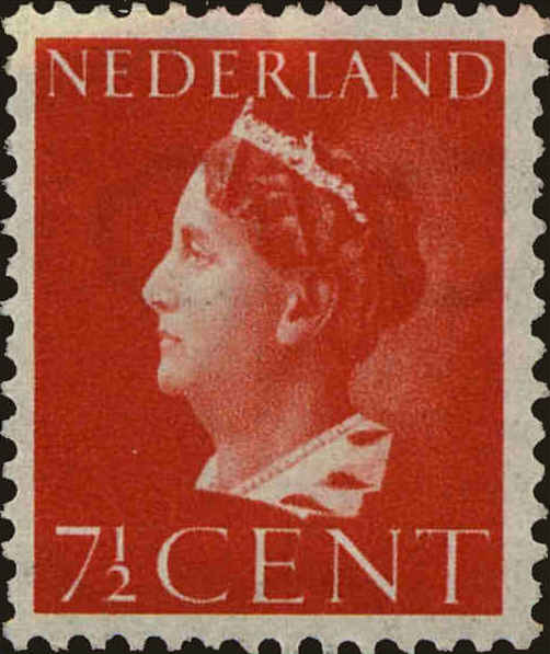 Front view of Netherlands 217 collectors stamp