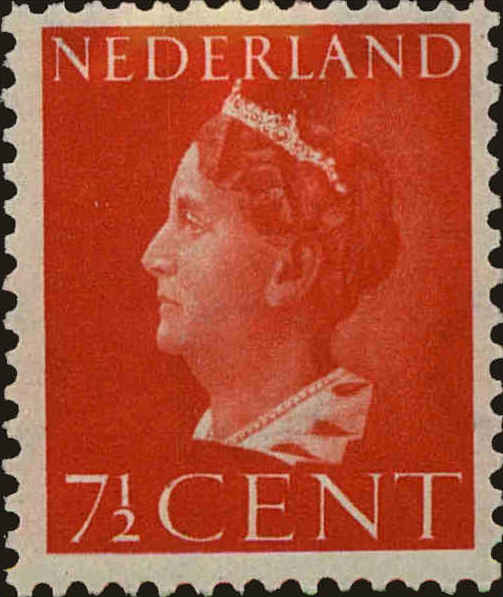 Front view of Netherlands 217 collectors stamp