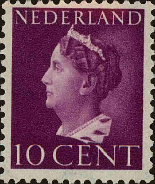 Front view of Netherlands 218 collectors stamp