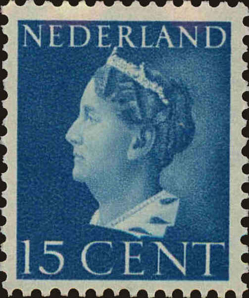 Front view of Netherlands 220 collectors stamp