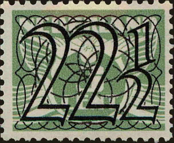 Front view of Netherlands 233 collectors stamp
