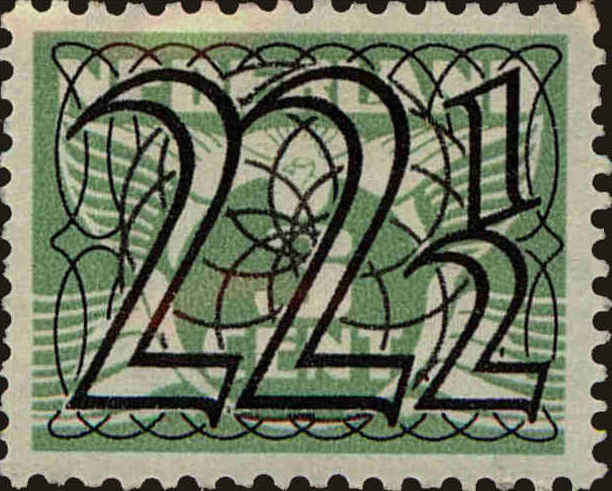 Front view of Netherlands 233 collectors stamp
