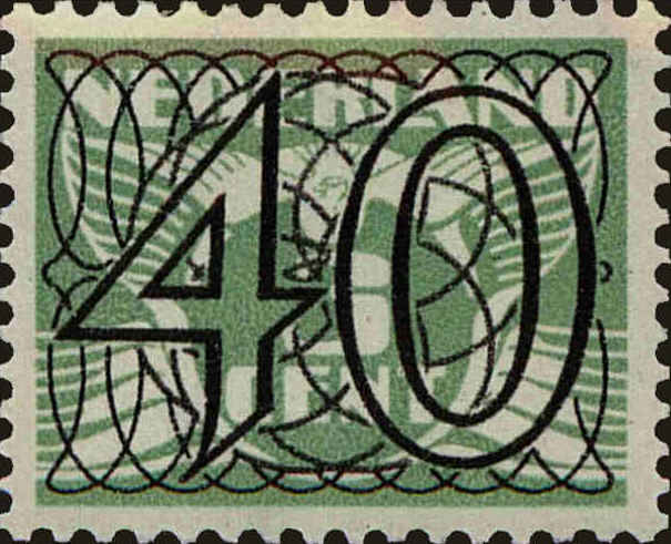 Front view of Netherlands 236 collectors stamp