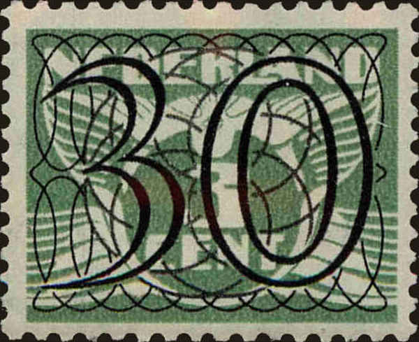 Front view of Netherlands 235 collectors stamp