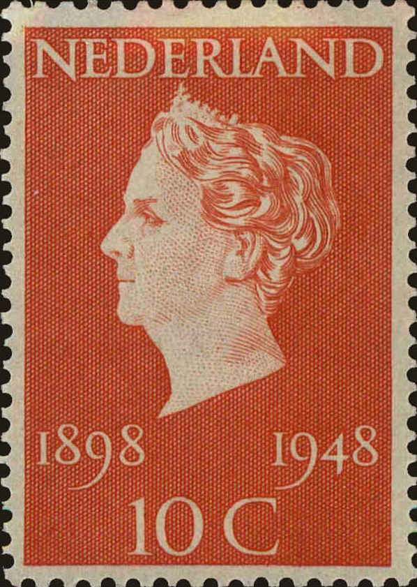 Front view of Netherlands 302 collectors stamp