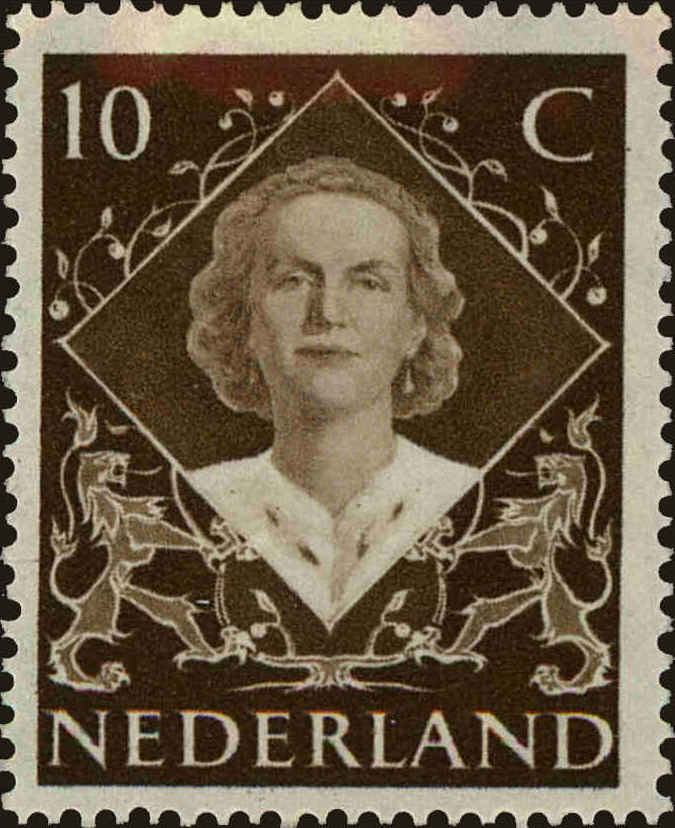 Front view of Netherlands 304 collectors stamp
