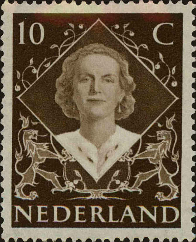 Front view of Netherlands 304 collectors stamp
