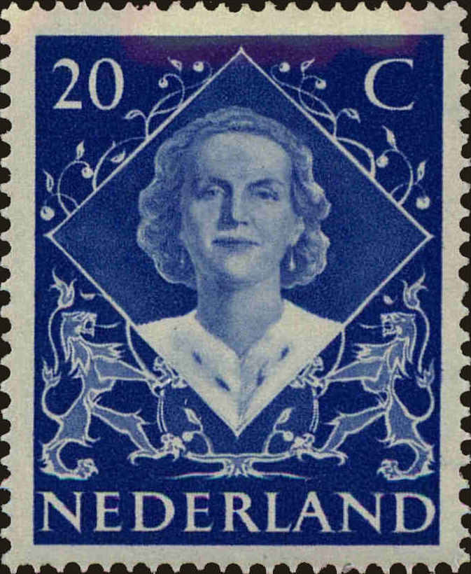 Front view of Netherlands 305 collectors stamp