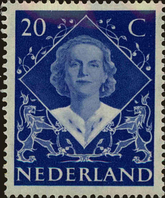 Front view of Netherlands 305 collectors stamp