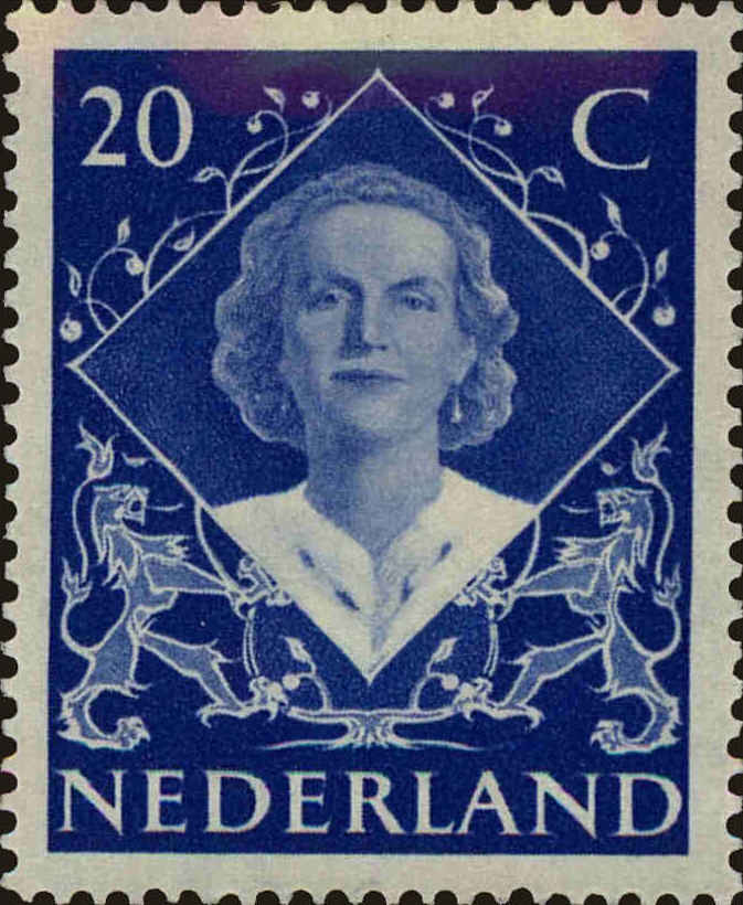 Front view of Netherlands 305 collectors stamp