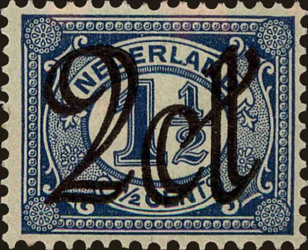 Front view of Netherlands 118 collectors stamp