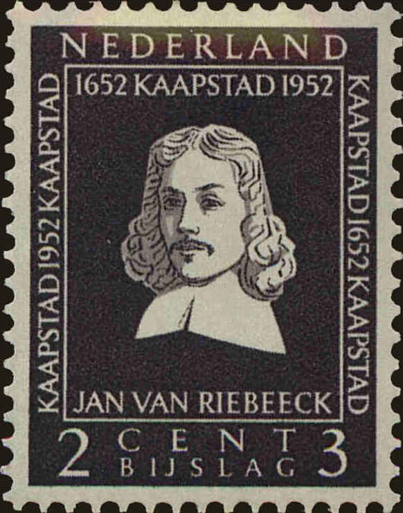 Front view of Netherlands B234 collectors stamp