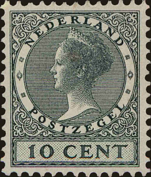 Front view of Netherlands 137 collectors stamp