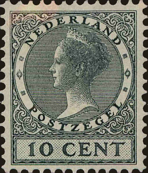 Front view of Netherlands 137 collectors stamp