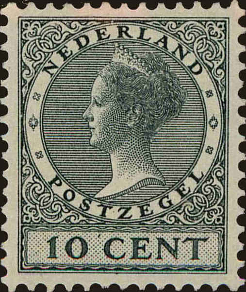 Front view of Netherlands 137 collectors stamp