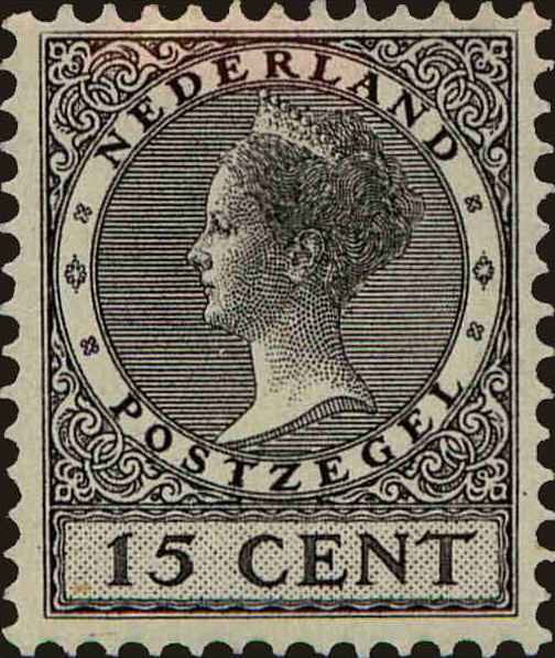 Front view of Netherlands 138 collectors stamp