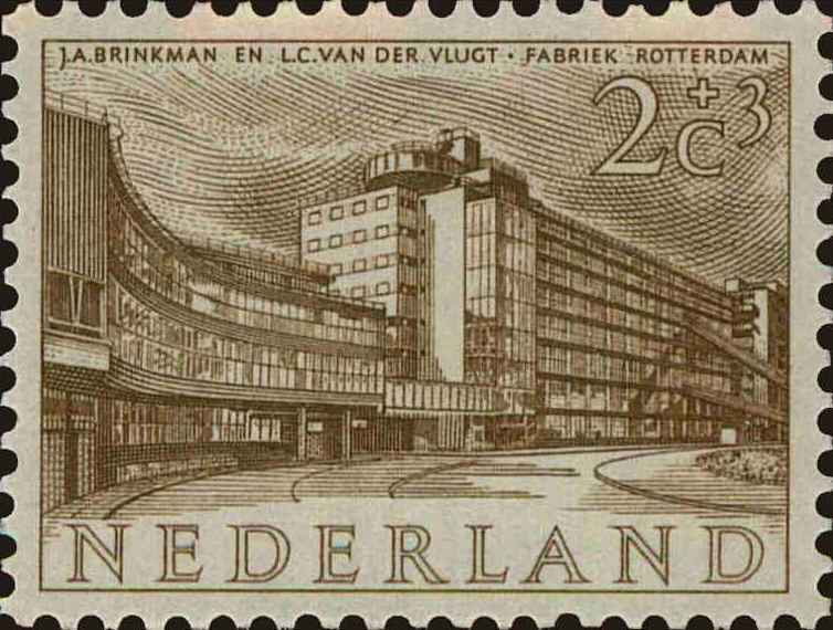 Front view of Netherlands B276 collectors stamp