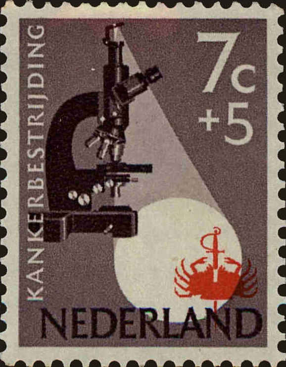 Front view of Netherlands B283 collectors stamp