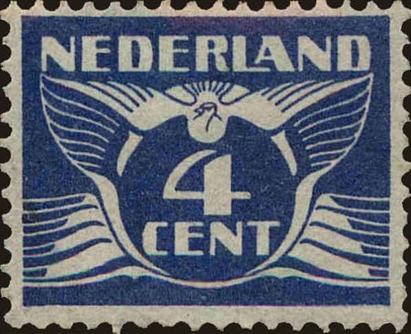 Front view of Netherlands 146 collectors stamp