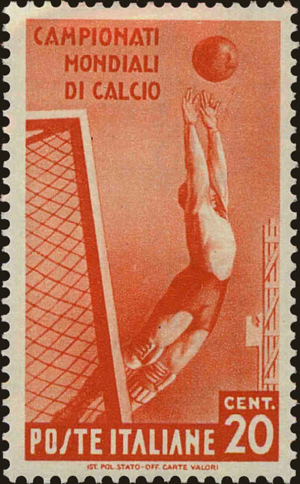 Front view of Italy 324 collectors stamp