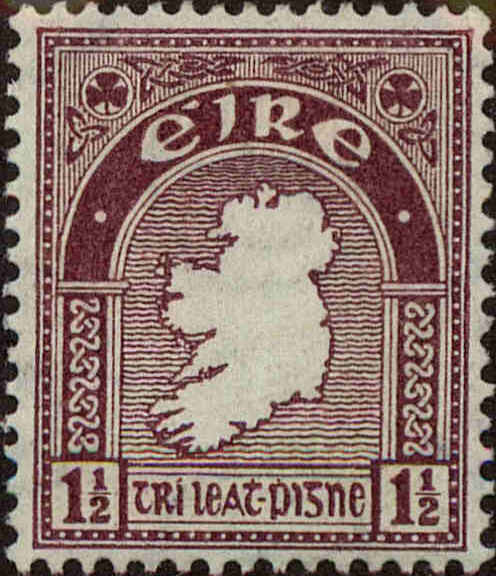 Front view of Ireland 67 collectors stamp
