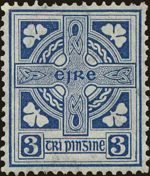 Front view of Ireland 70 collectors stamp