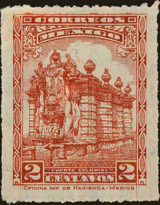 Front view of Mexico 634 collectors stamp