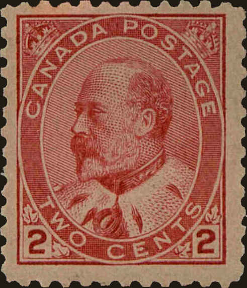 Front view of Canada 90 collectors stamp