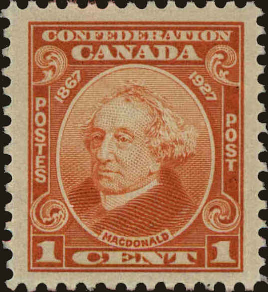 Front view of Canada 141 collectors stamp