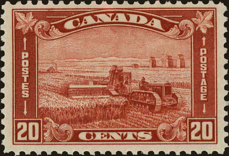 Front view of Canada 175 collectors stamp