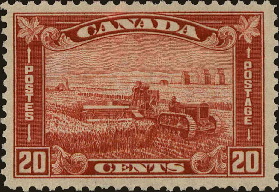 Front view of Canada 175 collectors stamp