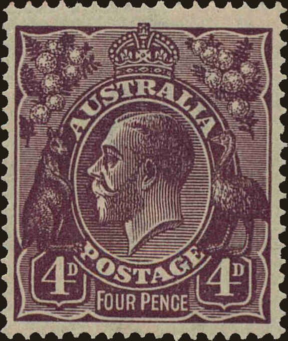 Front view of Australia 32 collectors stamp